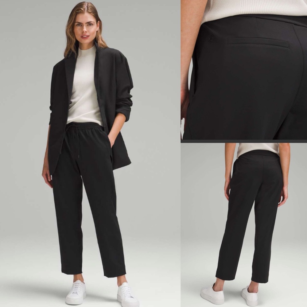 Lululemon Tapered-Leg Mid-Rise Pant 7/8 Length *Luxtreme
Black! EUC
